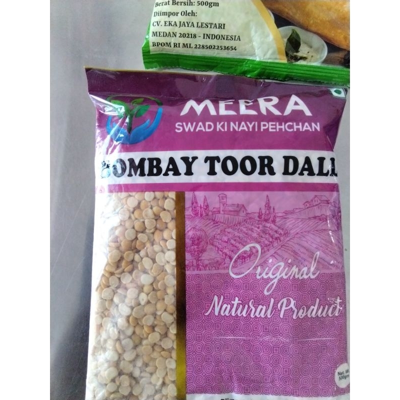 

MEERA BOMBAY TOOR DAL/ KACANG TOOR DAL / 500grm / India