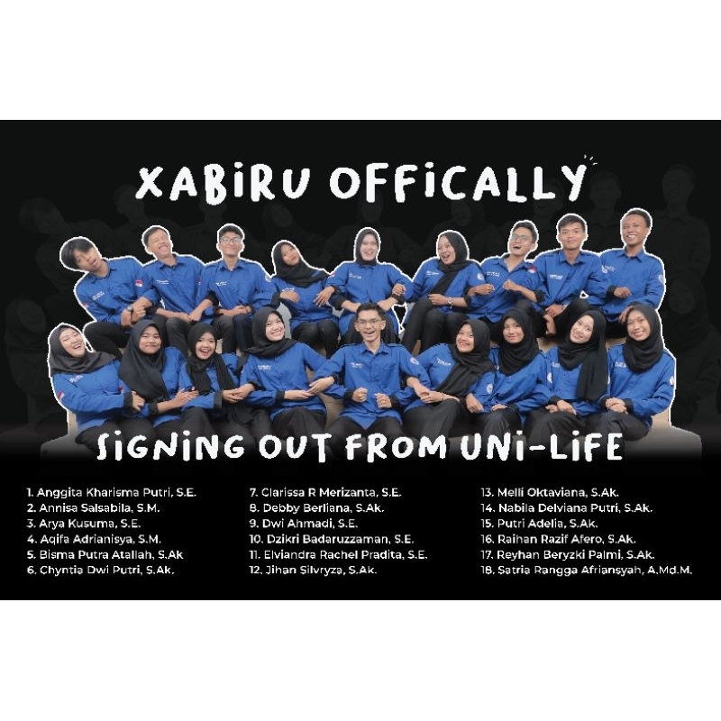 TRIPLE X-BANNER WISUDA/SIDANG/KELULUSAN