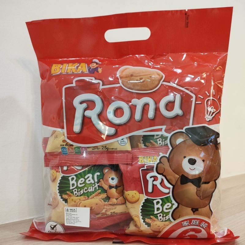 

Bika Rona Bear Biskuit Bear isi 6 Sachet Import Malaysia