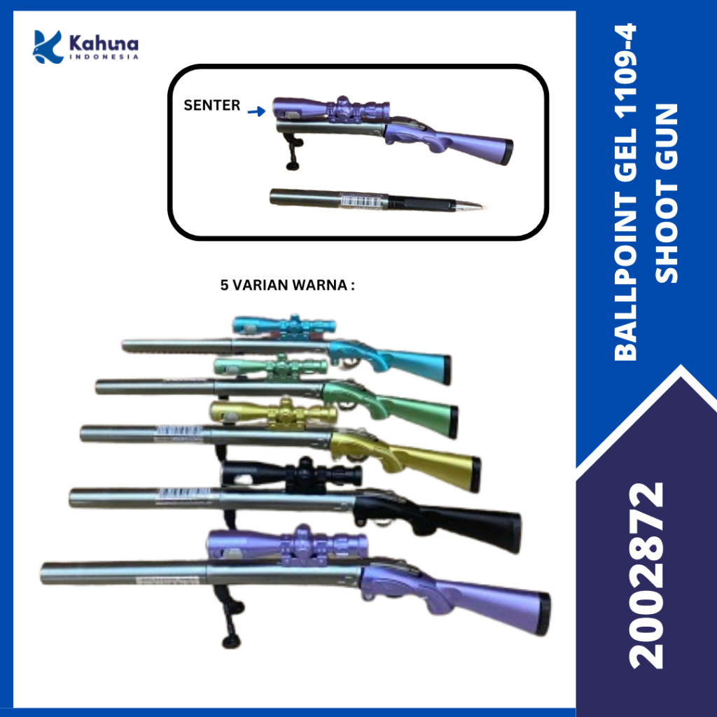 

BALLPOINT/BOLPEN/PULPEN TEMBAK MAINAN UNIK SHOOT GUN 1109-2 [2000910]