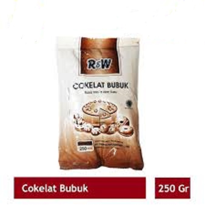 

Coklat Cokelat Bubuk Kue Rajawali R&W RW 250 gr