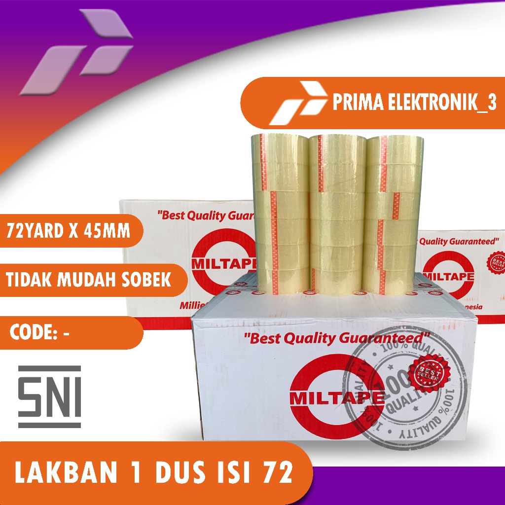 

Paket Usaha Miltape Lakban OPP Isi 1 Dus Harga Grosir Termurah
