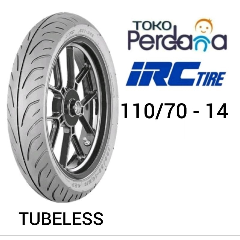 BAN LUAR TUBELESS IRC 110/70 14