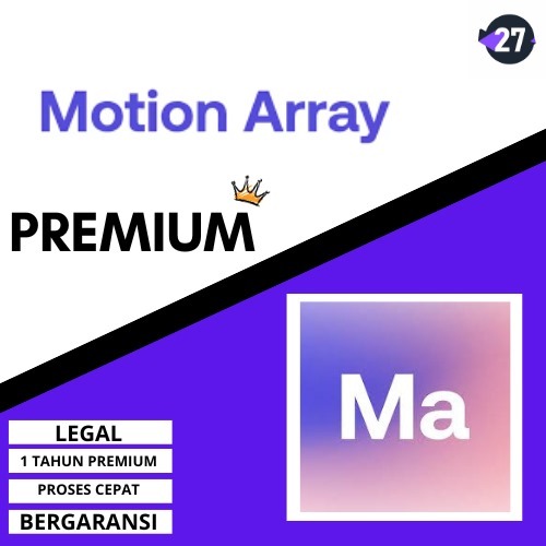 MOTION ARRAY 1 TAHUN FULL GARANSI