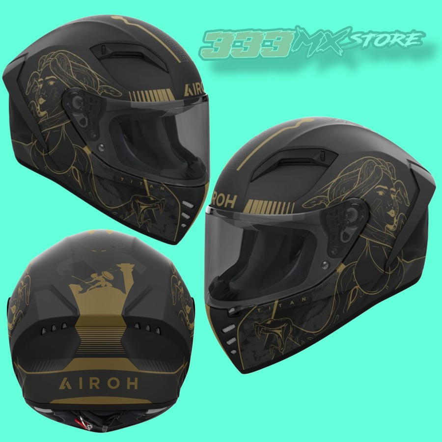 Helm Airoh Connor Titan Matt Helm Full Face Airoh Connor Titan Original