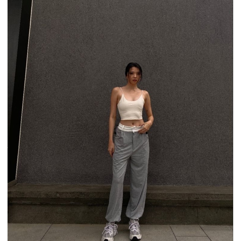 ByMIMIMO [B0RA PANTS] Celana Panjang Wanita/celana korea/celana panjang korea/jogger wanita/jogger a