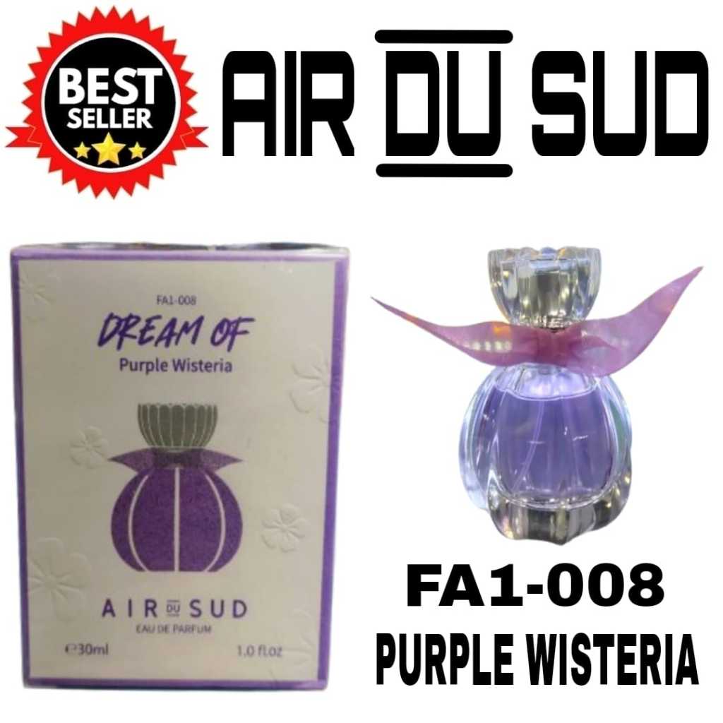 EAU DE PARFUM FA1-008 DREAM OF PURPLE WISTERIA AIR DU SUD 30ML