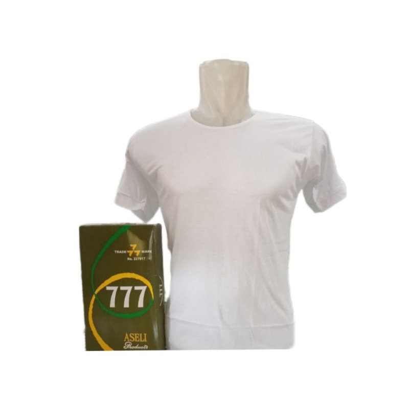 Kaos oblong 777 aseli / oblong pria 777 original / kaos dalam pria 777