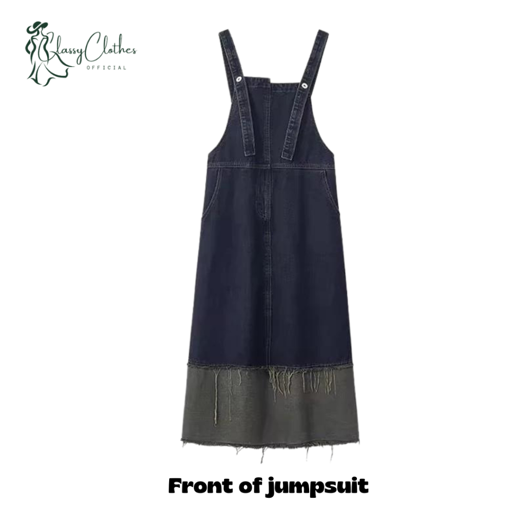 Overall Dress Jumpsuit Korean Style
