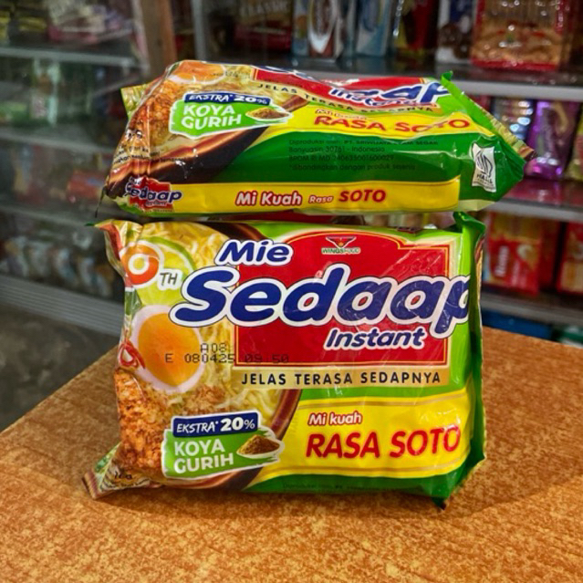 

1 BKS MIE SEDAAP SOTO