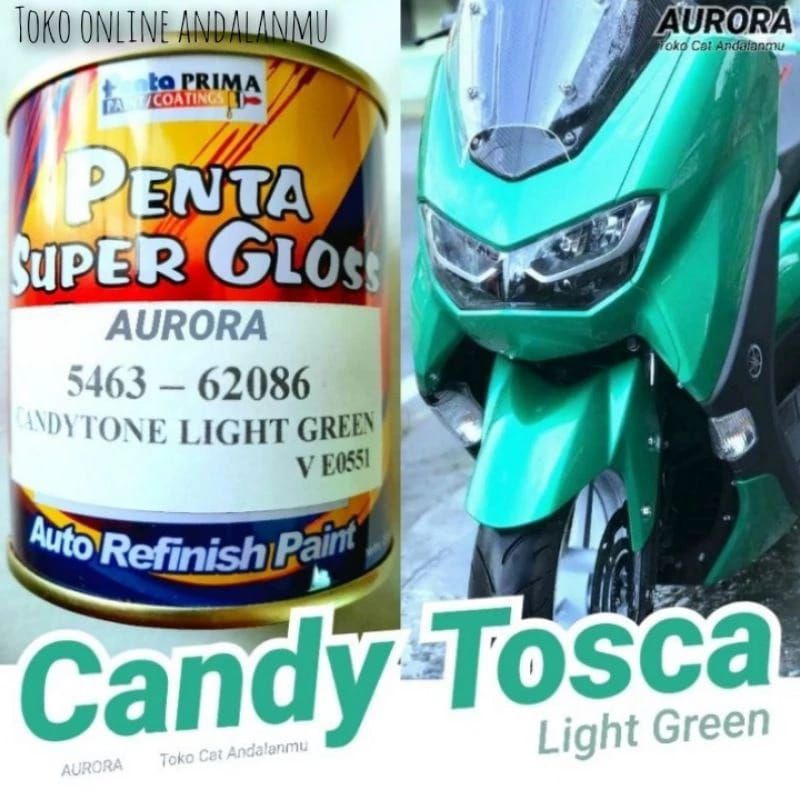 CAT CANDYTONE HIJAU MUDA PENTA CANDYTONE LIGHT GREEN 62086