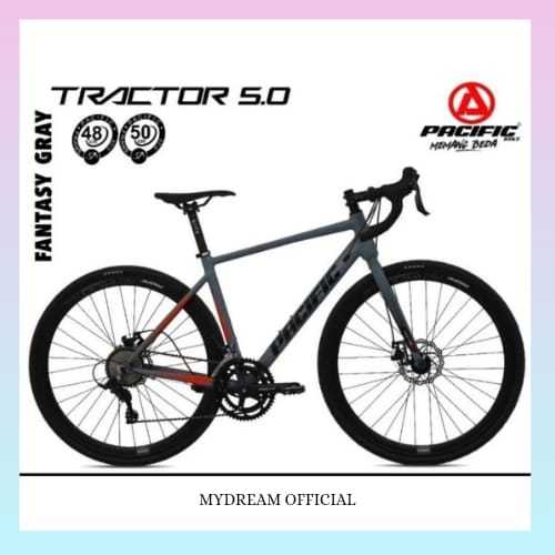 SEPEDA ROAD BIKE PACIFIC TRACTOR 5.0 700C SEPEDA BALAP ALLOY 2 x 8 SPEED,SEPEDA READY SEMUA WARNA - 