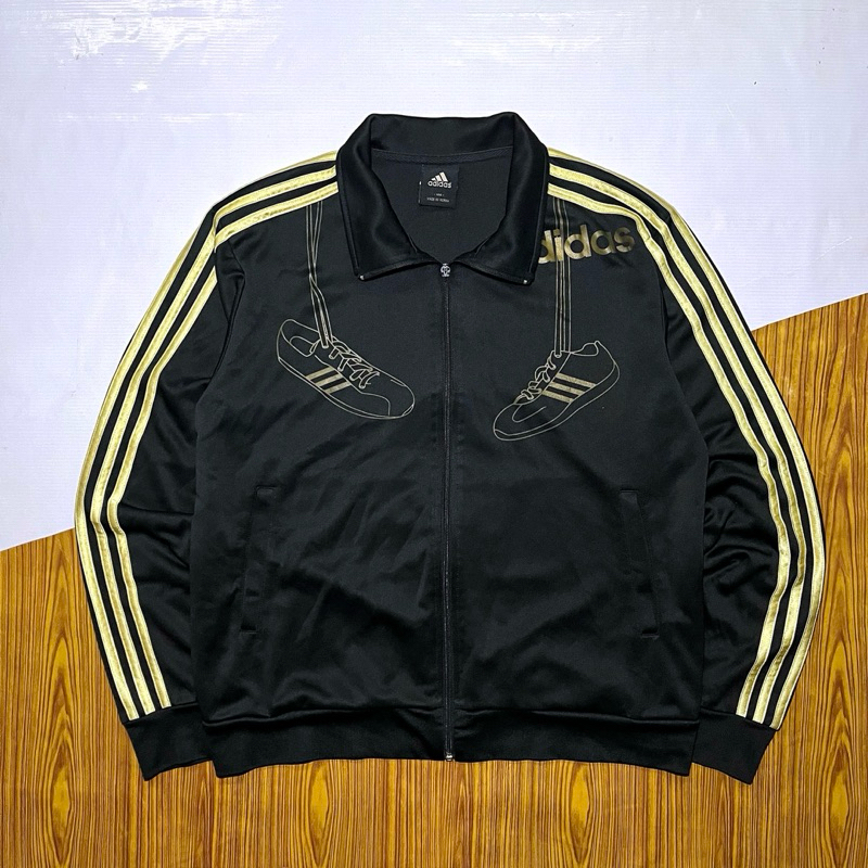 Tracktop Adidas Gold Stripe Original