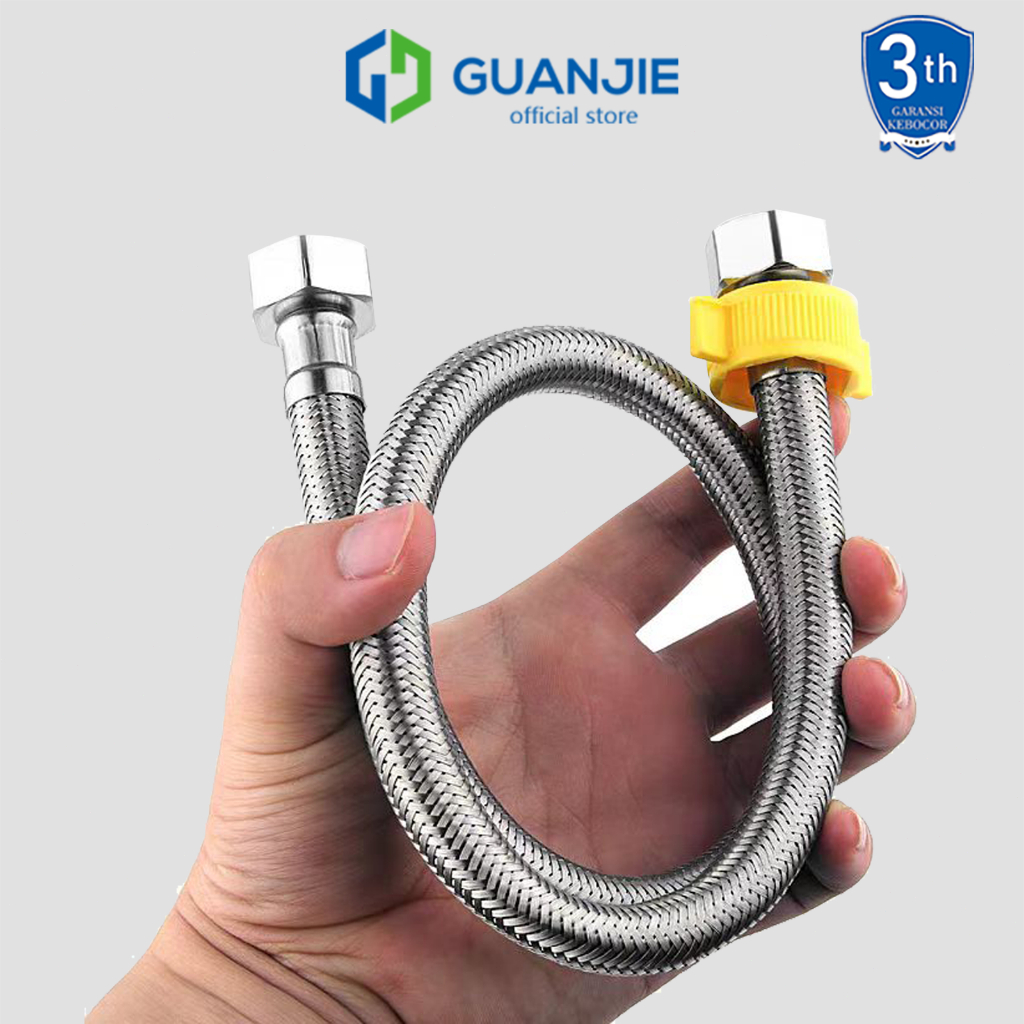 GUANJIE - Selang Flexible anyam Fleksibel Wastafel Kloset 50CM