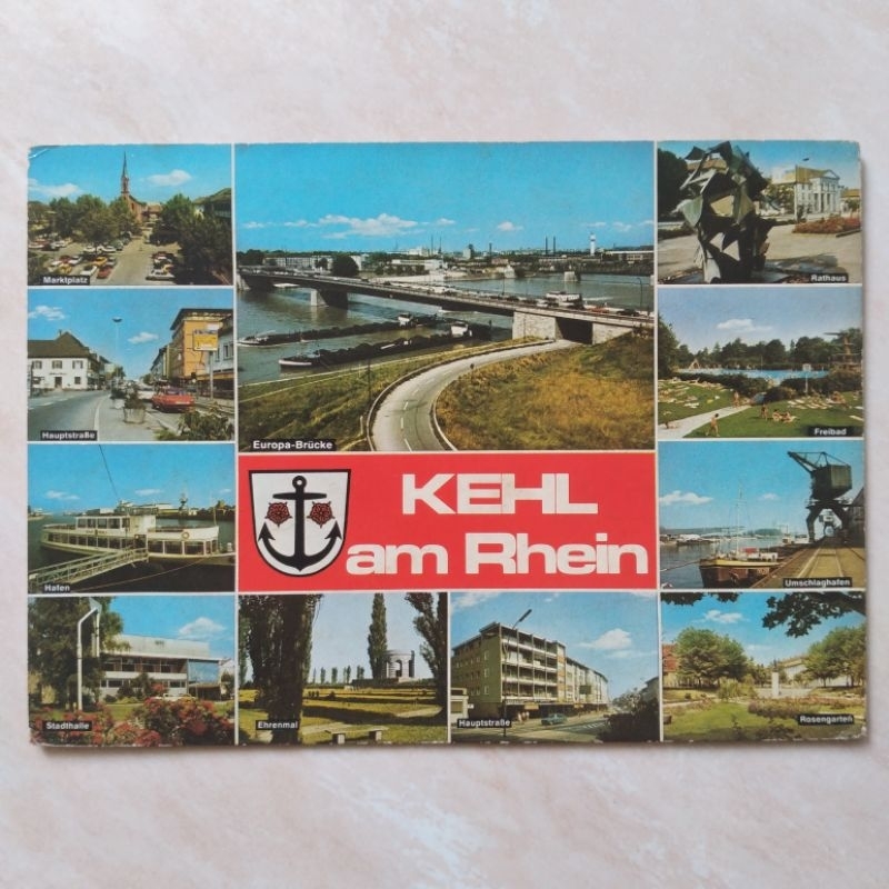 

Kartu Pos Kuno Jadul Jerman Kehl am Rhein 1970-1980 - YN1825