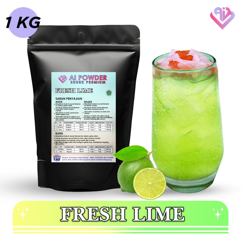 

Freshlime Lemonade Bubuk Minuman Premium Instan 1Kg