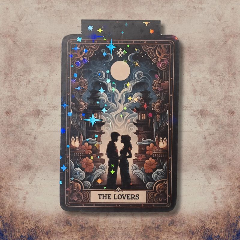 

Pembatas Buku | Pembatas Buku Magnet | Pembatas Buku Magnet The Lovers Tarot | Magnetic Bookmark | The Lovers Kartu Tarot Pembatas Buku