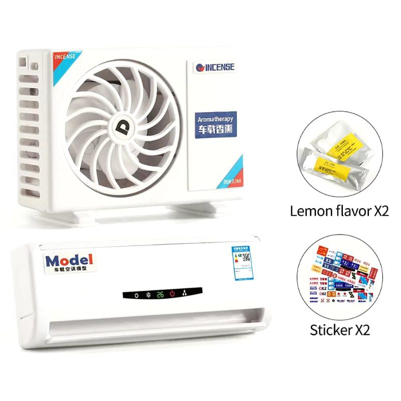 Parfum Mobil Model AC Aromaterapi Tenaga Surya Sudah + Refill