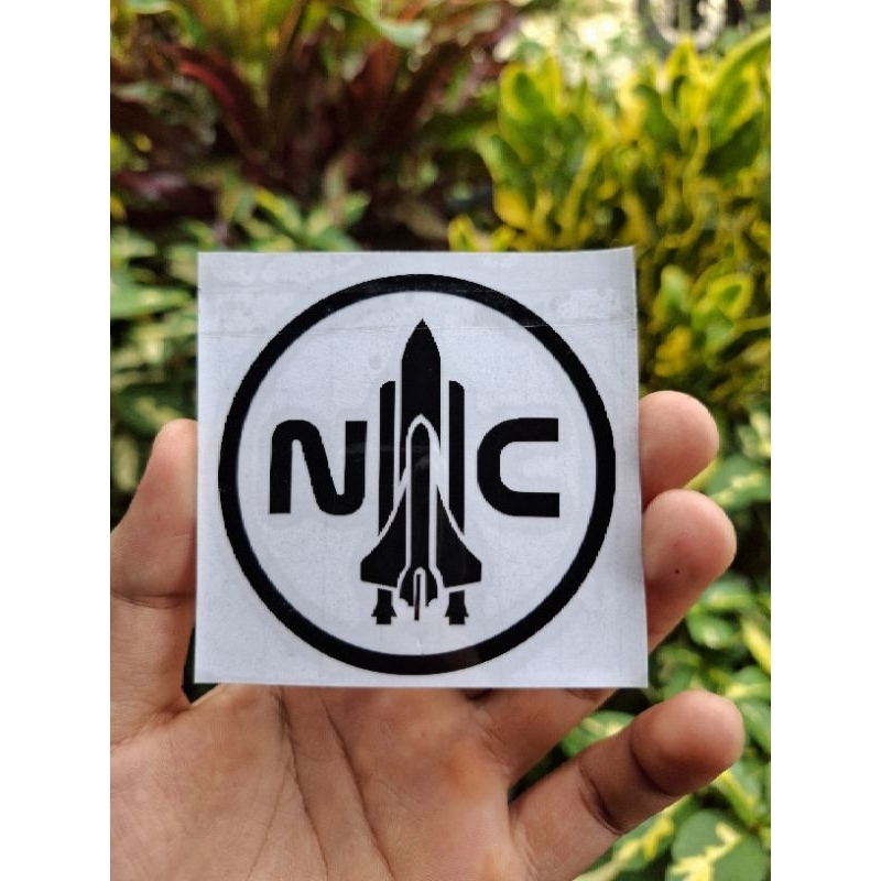 

Sticker NASA CREW stiker rocket