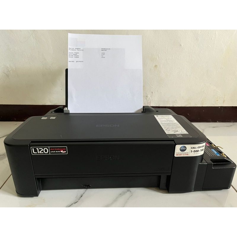 Epson L120 bekas siap pake