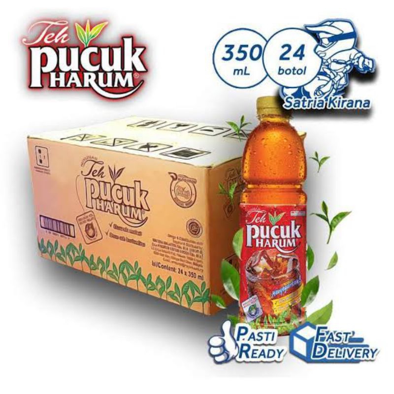 

Teh Pucuk Harum Jasmine 1 Dus Isi 24 Botol 350ml/botol