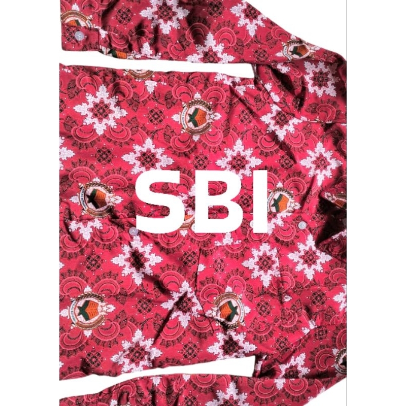 seragam batik sekolah/batik seragam/seragam batik/kemeja batik sekolah/batik kemeja /batik sekolah/b