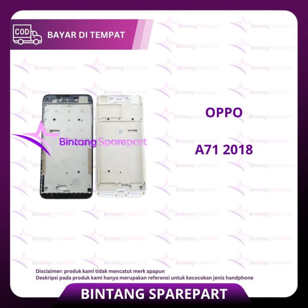 MIDDLE FRAME LCD OPPO A71 2018