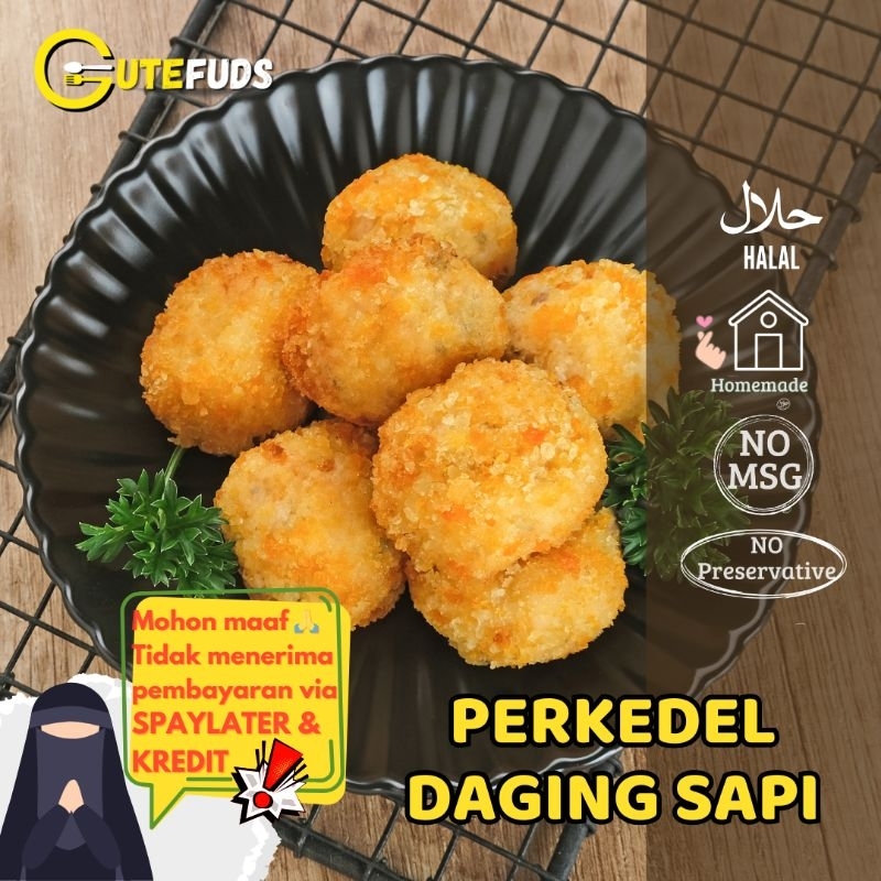 

PERKEDEL DAGING SAPI CRISPY MPASI DEWASA