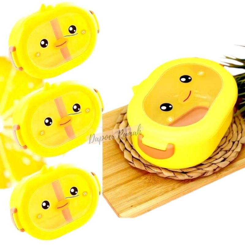 Lunch Box Anak TK Motif Bebek/Kotak Makan Bekal Lucu Viral