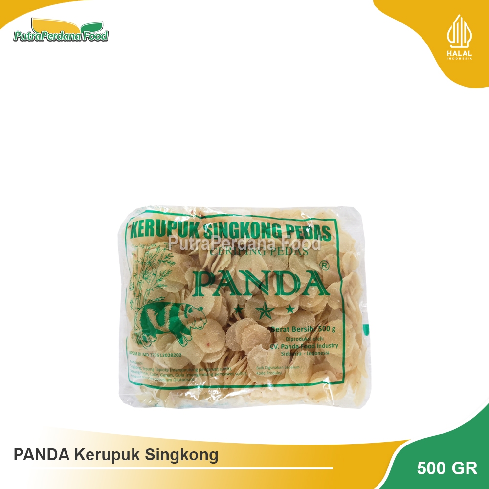 

KERUPUK/CERIPING Singkong Cap Panda 500gr