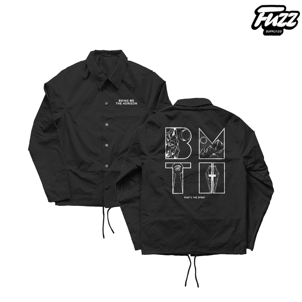 COACH JAKET BAND BRING ME THE HORIZON WINDBREAKER JACKET MUSIK METAL BMTH