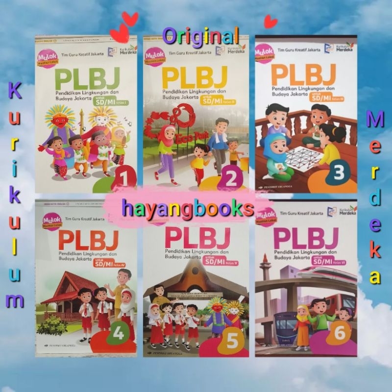 Buku PLBJ Kelas 4 Kurikulum Merdeka Erlangga