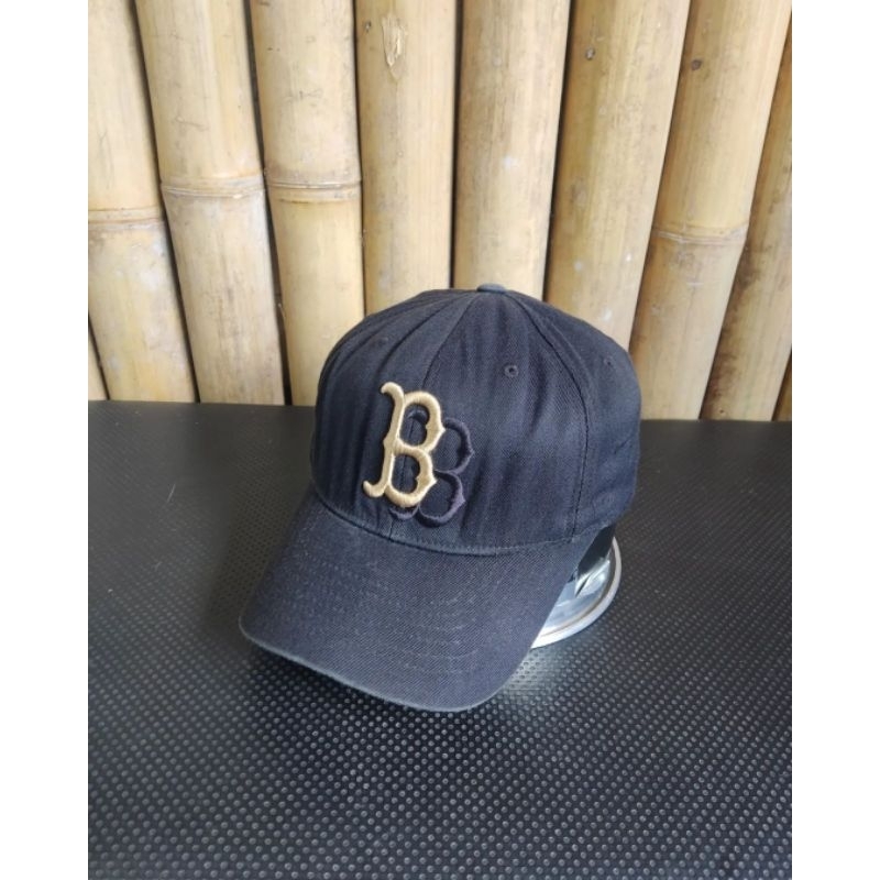 Topi MLB Logo Boston Gold