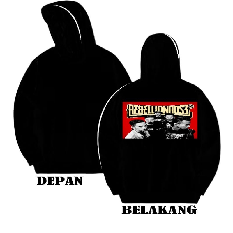 hoodie rebelion rose