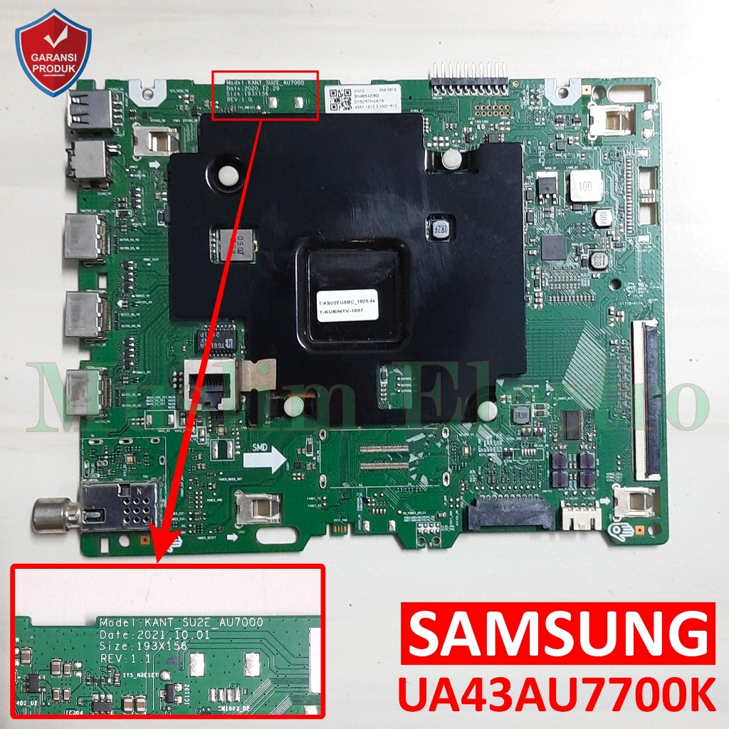 Mainboard TV LED SAMSUNG UA43AU7700K UA43AU7700 43AU7700