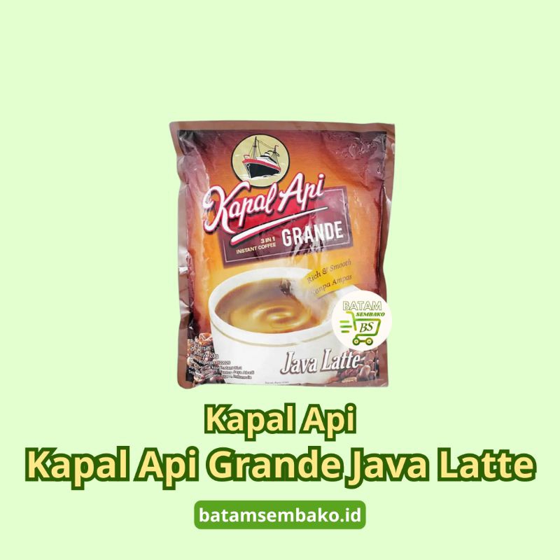 

Kapal Api Kopi Instant 3 In 1 Grande Java Latte 20x20g