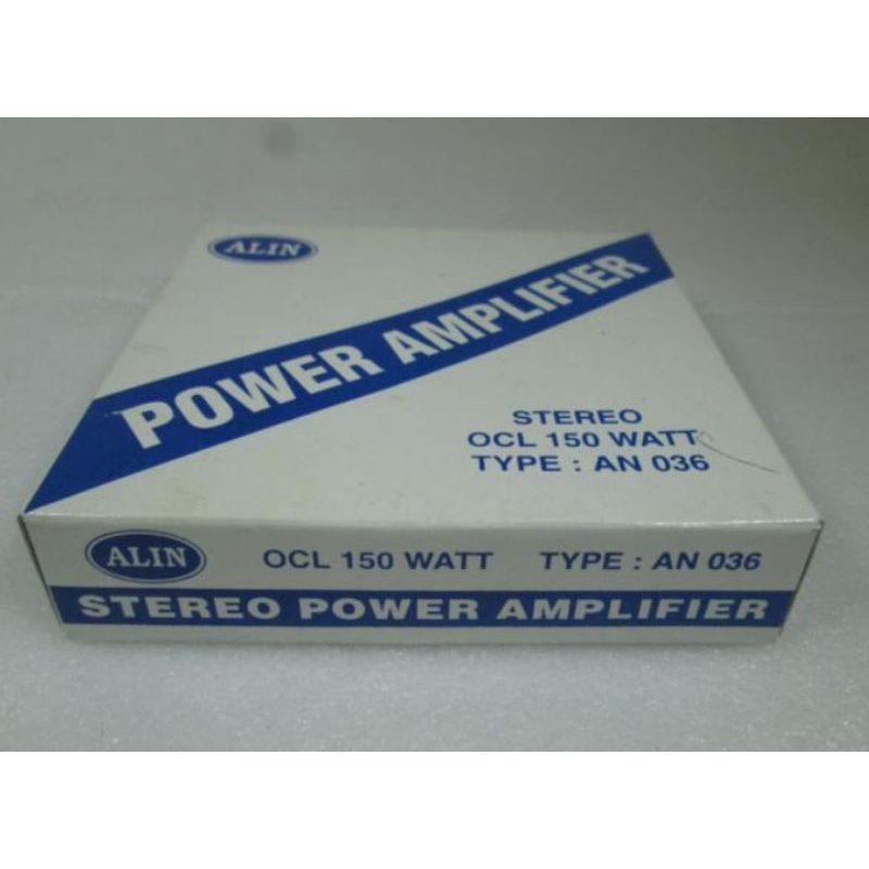 Kit power amplifier 150W Watt stereo OCL transistor Alin