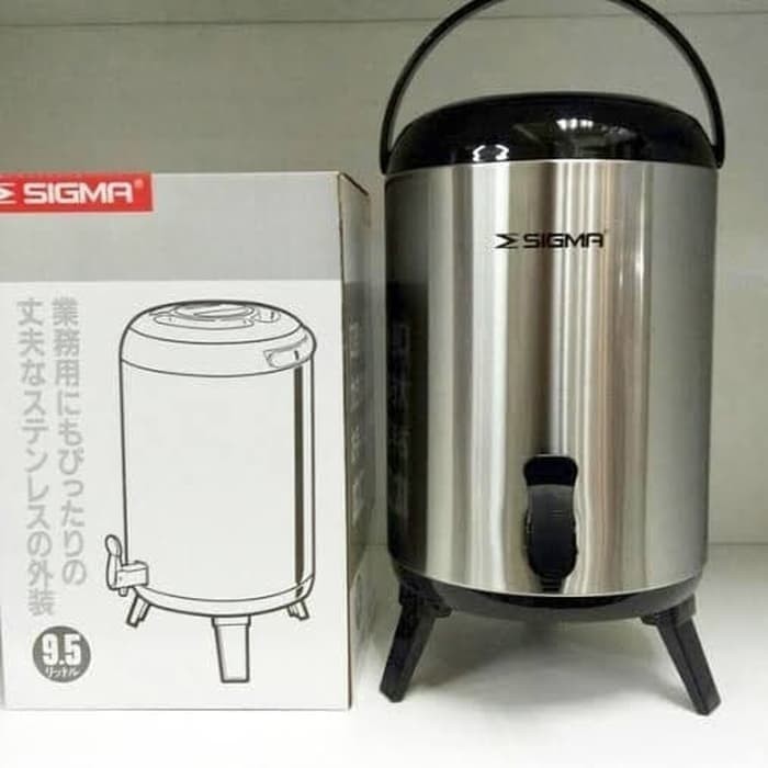 SIGMA Dispenser Termos Air / Water Jug Panas & Dingin - 9.5 Liter