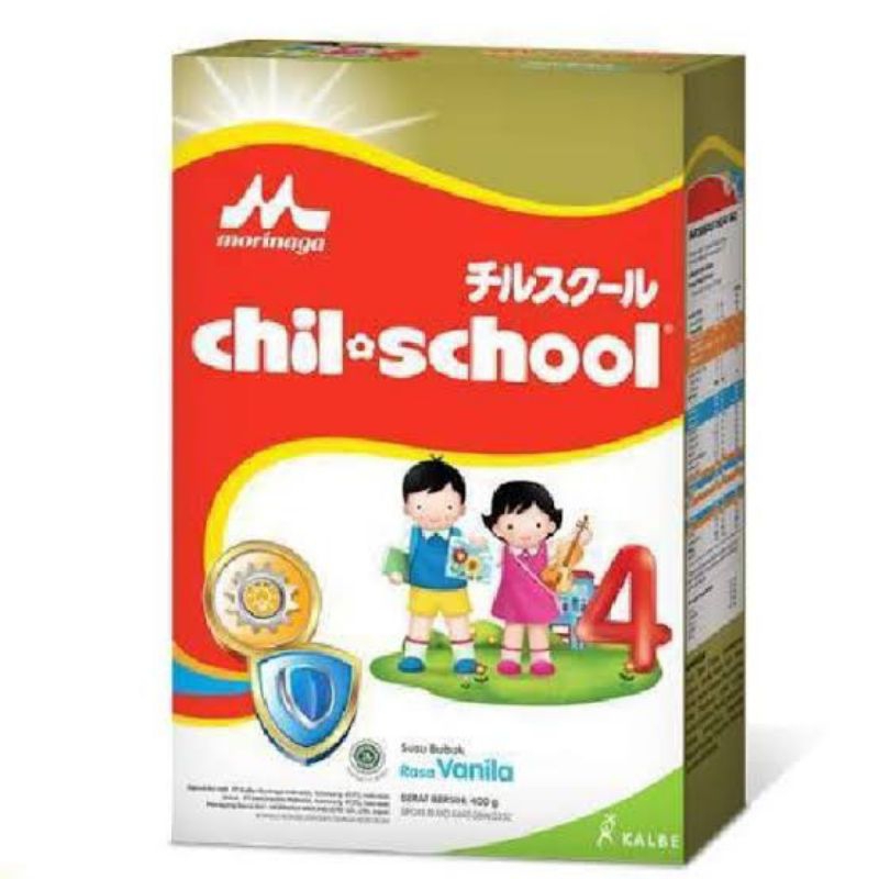 

MORINAGA CHIL SCHOOL RASA VANILA | MADU SUSU FORMULA LANJUTAN 4 - 6 TAHUN NETTO 390 GR