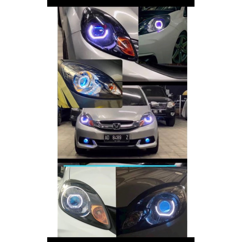 Headlamp Modifikasi Biled Projie Brio dan Mobilio 2011-2018 dengan RGB