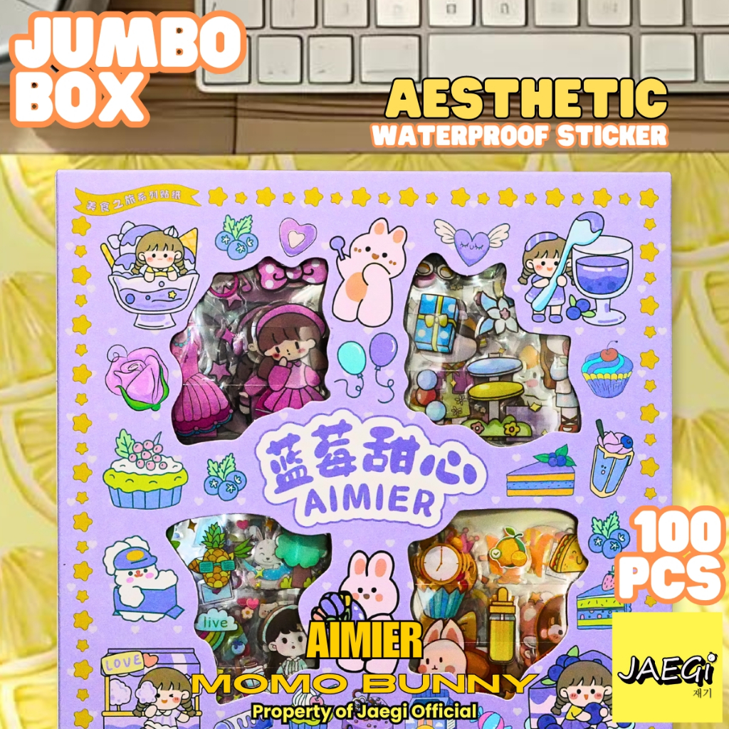 

JAEGi - Premium Sticker Aesthetic Anak Motif Aimier Edition Isi 100 Lembar