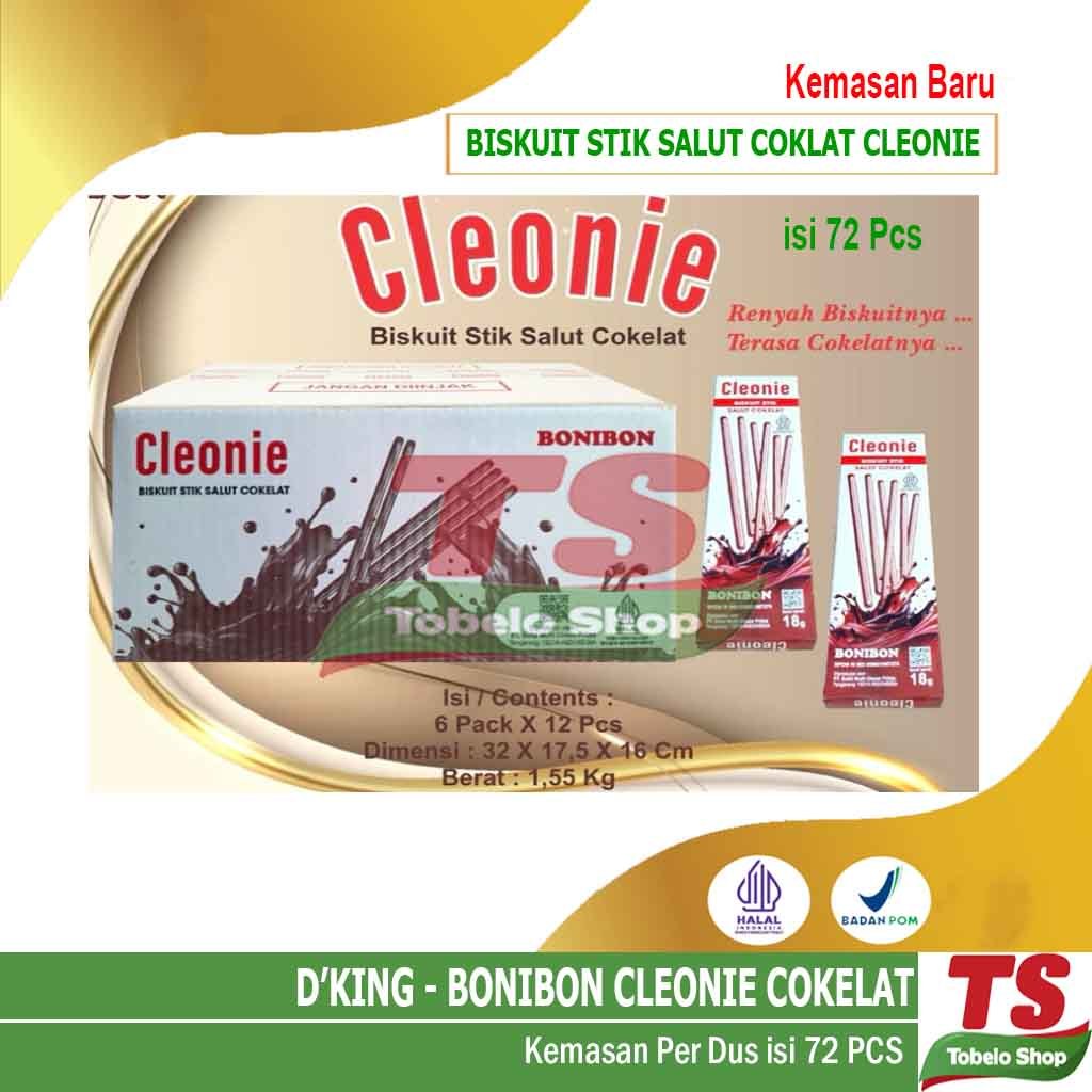 

DKING BONIBON CLEONIE (1 dus isi 72pcs) / BISKUIT STIK SALUT COKELAT