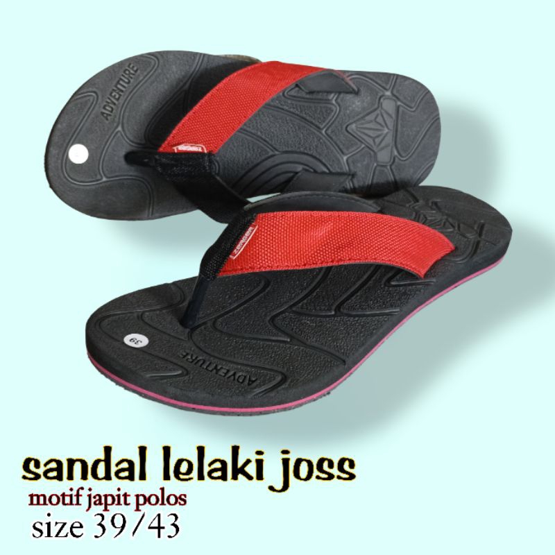 SANDAL LELAKI JOSS SANDAL YG NYAMAN SANDAL YANG RINGAN SANDAL YG KUAT