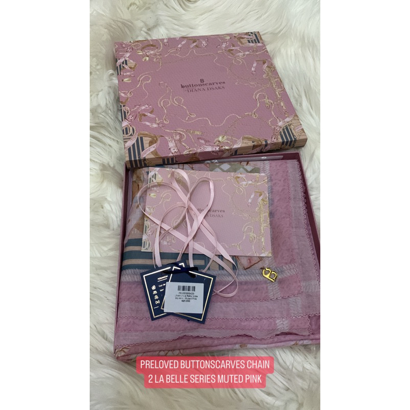 [PRELOVED] BUTTONSCARVES CHAIN 2 LA BELLA || MUTED PINK