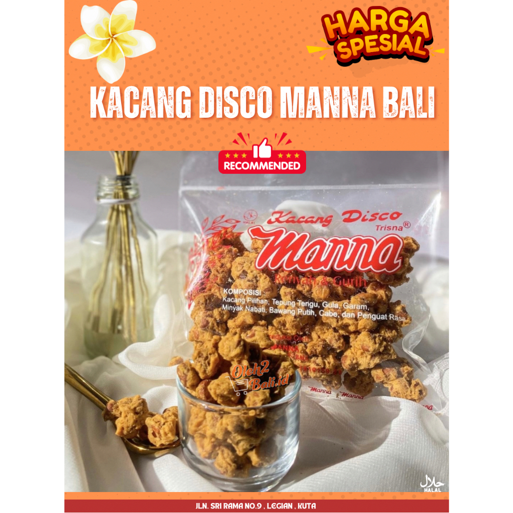 

Kacang Disco Manna 130gram & 250 gram