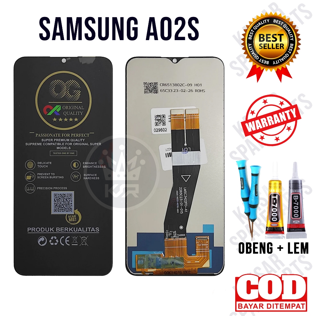 Lcd Touchscreen SAMSUNG A02S Original Lcd SAMSUNG A02S Fullset OEM Quality