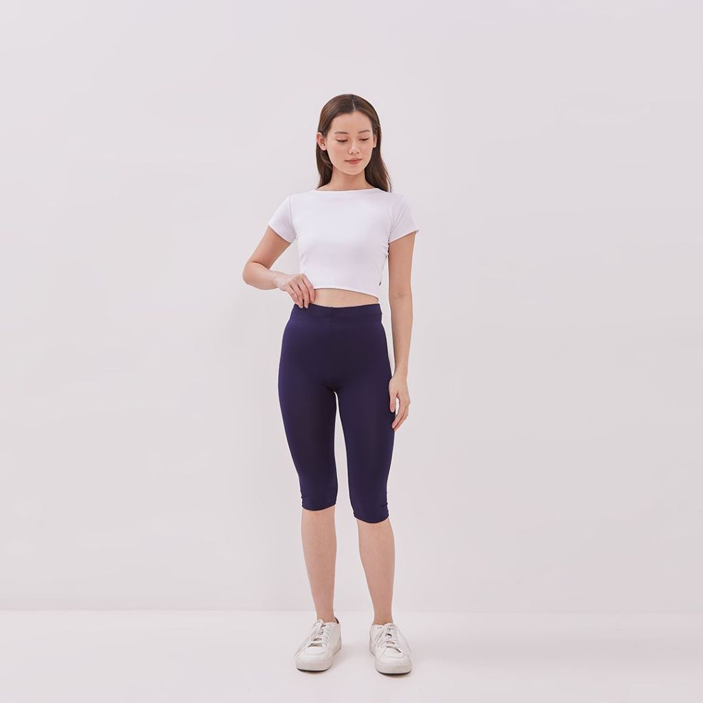 Leging Wanita Dewasa 7/8 Spandex Jumbo Tebal Import / Legging 7/8 Jumbo Tebal / Lejing Jumbo Import