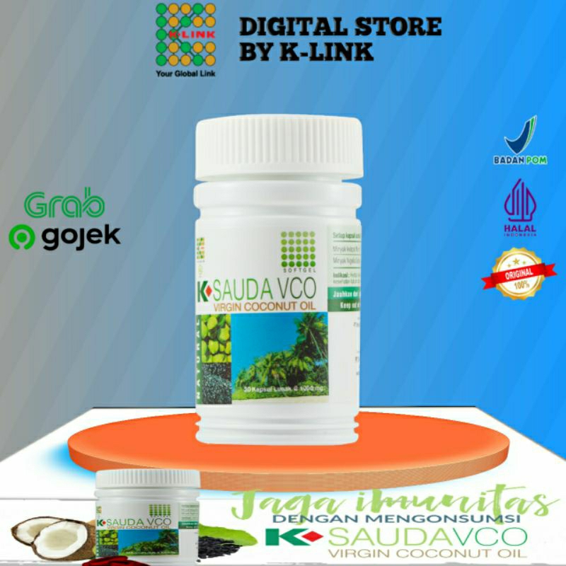Sauda VCO Virgin Coconut Oil Habbatussauda VCO Original K Link klink Optimalkan Fungsi Organ Hati
