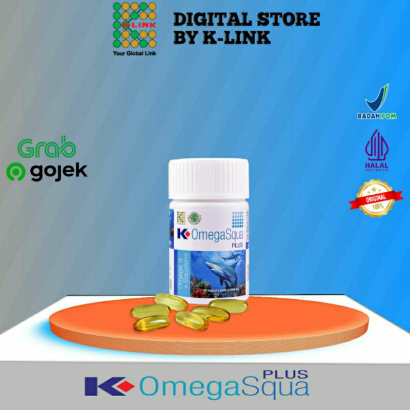 k omega squa plus klink | omega squalene | omega 3 plus original k link