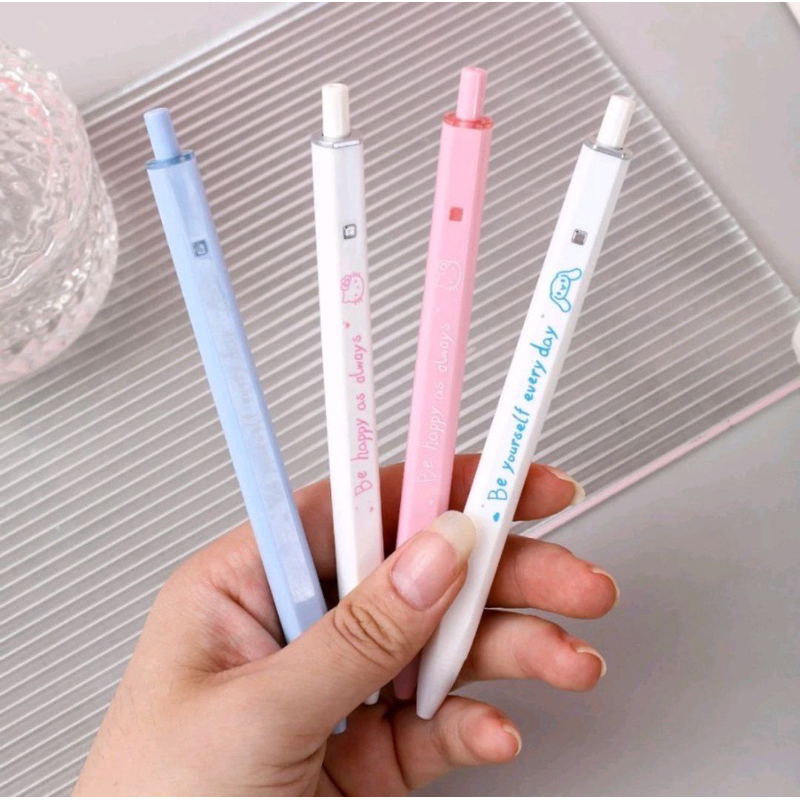 

[Ready] DStore Pulpen Gel Karakter Kartun Lucu Gelpen Mekanik Kualitas Tinggi 0.5 mm Pena Gel Tekan Tinta Hitam Simple Ujung Pena Lancip Cute Cartoon Pens Ball